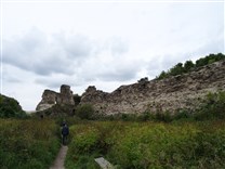 . Копорская крепость. Западная часть стены и Наугольная башня
