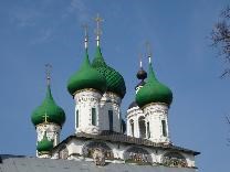 Достопримечательности Ярославля. Толгский монастырь. Купола собора