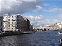 Достопримечательности Санкт-Петербурга. Река Фонтанка.  