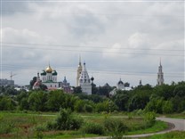 Достопримечательности Коломны. Бобренев монастырь. Вид на Коломенский кремль