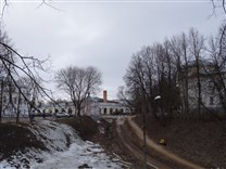 Достопримечательности Вереи. Верейский кремль. Вид на исторический центр города