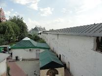 Достопримечательности Звенигорода. Саввино-Сторожевский монастырь. Вид со стены