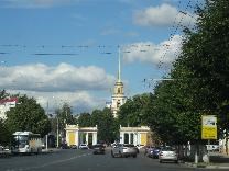 Достопримечательности Рязани. Соборная площадь. Вид на кремль