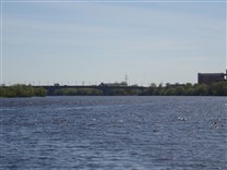 Достопримечательности Твери. Река Волга. Восточный мост