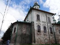 Достопримечательности Вологды. Церковь Покрова Пресвятой Богородицы на Торгу.  