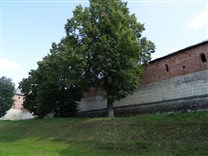 Достопримечательности Зарайска. Зарайский кремль. Северная стена