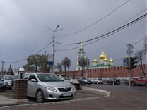 Достопримечательности Тулы. Тульский кремль. Вид на кремль с Тургеневской улицы