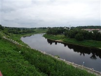 Достопримечательности Ржева. Река Волга. Волга в июне 2015 года