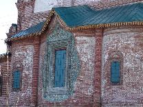 Достопримечательности Ярославля. Церковь Иоанна Златоуста в Коровниках. Декор фасада