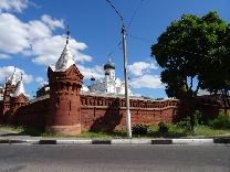 Достопримечательности Егорьевска. Свято-Троицкий Мариинский монастырь. Крепостные стены