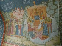 Достопримечательности Ярославля. Толгский монастырь. Фрески Северных ворот