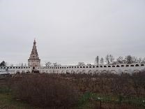 Достопримечательности Волоколамска. Иосифо-Волоцкий монастырь. Северная стена с кузнечной башней