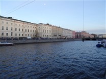 Достопримечательности Санкт-Петербурга. Река Фонтанка.  