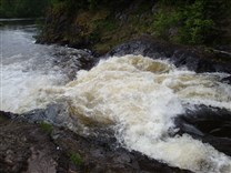 . Водопад Кивач. Бурные воды реки Суна