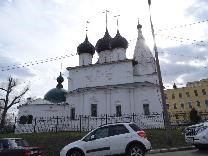 Достопримечательности Ярославля. Храм Спаса на Городу. Вид с улицы Подзеленье