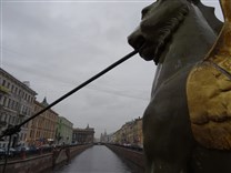 Достопримечательности Санкт-Петербурга. Банковский мост. Канал Грибоедова