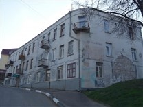 Достопримечательности Боровска. Фрески на стенах домов. Жилой дом на Коммунистической улице