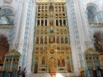 Достопримечательности Истры. Новоиерусалимский монастырь. Иконостас в 2014 году (некоторые иконы отсутствуют)