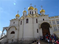 Достопримечательности Москвы. Благовещенский собор. Восточное крыльцо