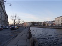 Достопримечательности Санкт-Петербурга. Река Фонтанка. Возле Шуваловского дворца