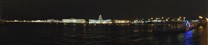 Достопримечательности Санкт-Петербурга. Река Нева. Панорама вечерней Невы