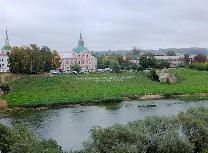 Достопримечательности Смоленска. Река Днепр. Вид с левого берега