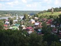 Достопримечательности Плёса. Соборная гора (гора Cвободы). Заречная слобода