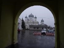 Достопримечательности Великого Новгорода. Зверин монастырь. Территория военкомата