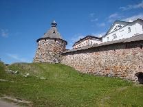 . Соловецкий монастырь. Вид на Корожную башню