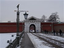 Достопримечательности Санкт-Петербурга. Петропавловская крепость. Ворота Иоанновского равелина