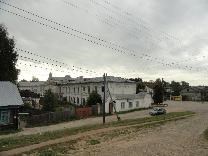 Достопримечательности Судиславля. Соборная гора. Вид с горы на центральную площадь