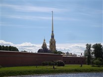 Достопримечательности Санкт-Петербурга. Петропавловская крепость. Летний день