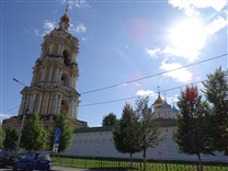 Достопримечательности Москвы. Новоспасский монастырь. Крепостная стена