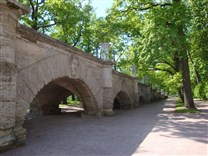 Достопримечательности Санкт-Петербурга. Камеронова галерея. Висячий сад